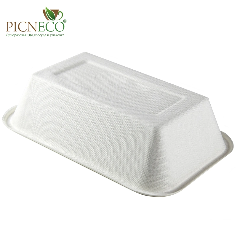 товар Лоток 215x140x52 мм, из сахарного тростника LT058